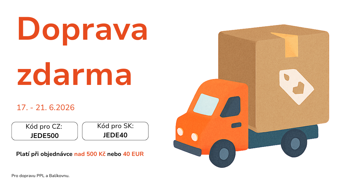 DOPRAVA ZDARMA JEN DO NEDĚLE (UKONČENO)