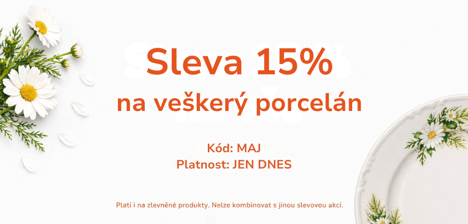 SVÁTEČNÍ SLEVA 15  % NA VŠE (UKONČENO)
