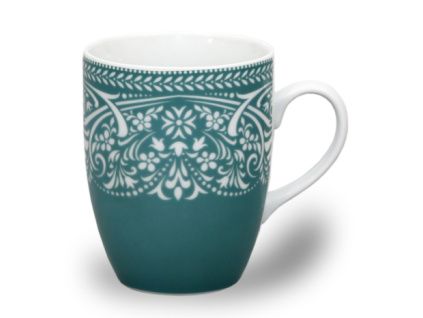 Eva, porcelánový hrnek, 0,37 l, petrolej, Thun 1794