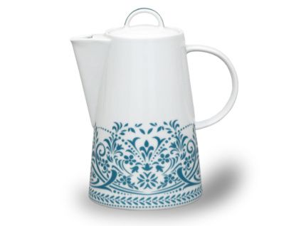 Tom, konvice kávová, 1,2 l, petrolej, porcelán Thun