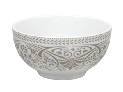Miska na musli, Vital, šedá krajka, 0,70 l , porcelán Thun