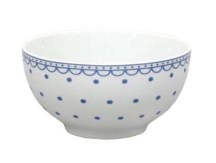Miska na musli, Vital, modré puntíky, 0,70 l , porcelán Thun