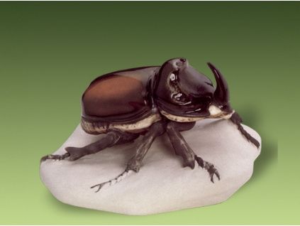 Nosorožík, porcelánová figurka, Roya Dux Bohemia,