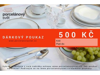 Poukaz 500 Kč