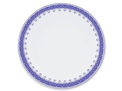 Talíř mělký, 26 cm, HyggeLine, modrá, Leander, český porcelán