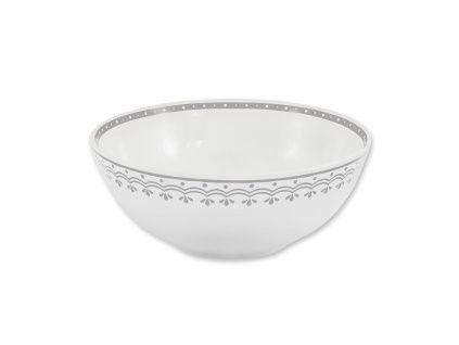 Miska, 16 cm, HyggeLine, šedá, Leander, český porcelán