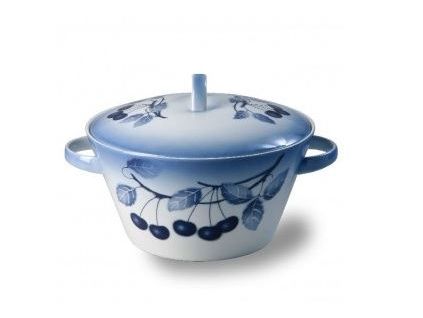 Mísa polévková, český porcelán, 3 l, Tom, modré třešně, Thun