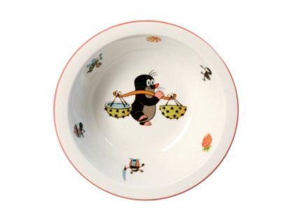 Dětská miska, Praktik, český porcelán, 16 cm, Thun