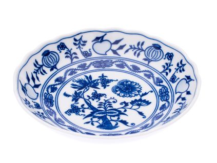 Mísa kompotová, 16 cm, cibulák, Český porcelán