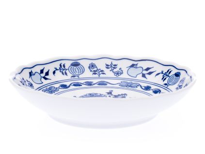 Mísa kompotová, 20 cm, cibulák, Český porcelán