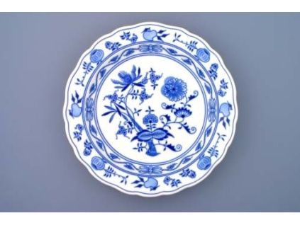 Mísa kulatá hluboká, 28 cm, cibulák, Český porcelán