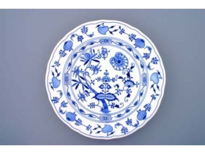 Mísa kulatá hluboká, 34 cm, cibulák, Český porcelán