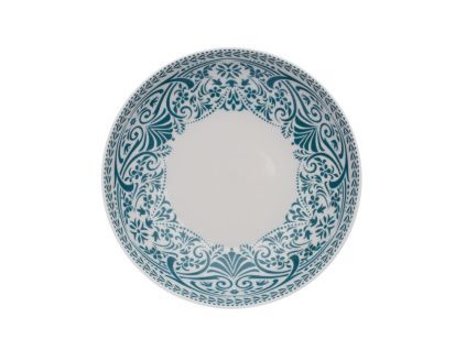 Tom, talíř mělký 26, petrolej, český porcelán, Thun