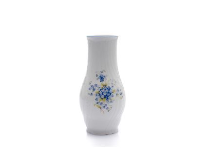Váza, 19 cm, český porcelán, Bernadotte, pomněnky, Thun