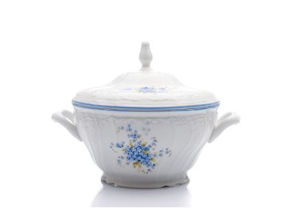 Mísa polévková, 2,5 l, český porcelán, Bernadotte, pomněnky, Thun