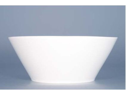 Bohemia White, miska na polévku, bílá, Český porcelán Dubí