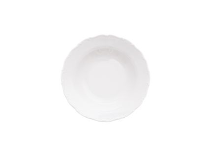 Talíř hluboký 23 cm, bílý porcelán, Ophelia/ Angelina, Thun Rulak Zettlitz