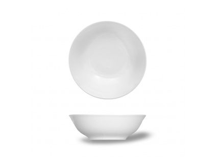 Mísa kompotová, český porcelán, Jana, bílá, 19 cm, Thun