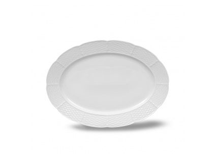 Mísa oválná, 30 cm, český porcelán, Natálie, bílá, Thun