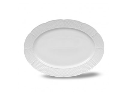 Mísa oválná, 36 cm, český porcelán, Natálie, bílá, Thun