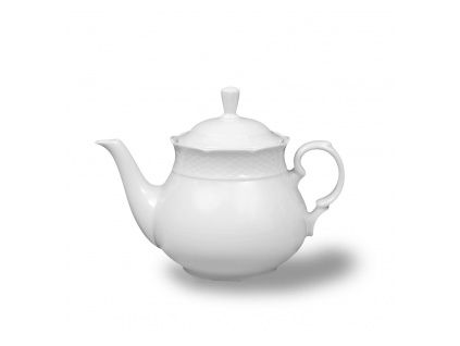 Konvice čajová, 1,2 l, český porcelán, Natálie, bílá, Thun