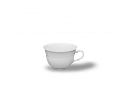 Šálek a podšálek, český porcelán, 225 ml, Natálie, bílý, Thun
