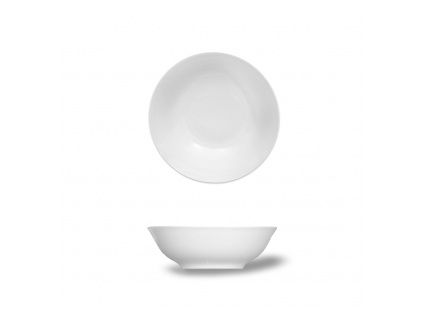 Miska na müsli, český porcelán, 16 cm, Jana/ Angelika, bílá, Thun