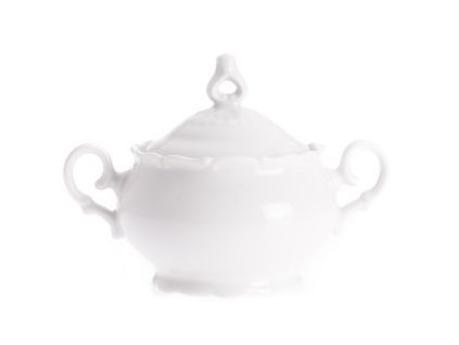 Cukřenka, 0,24 l, bílý porcelán, Ophelia, Thun Rulak Zettlitz