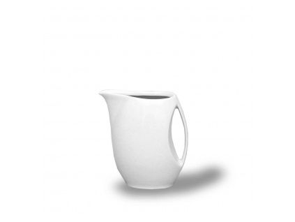 Mlékovka vysoká, český porcelán, Loos, 0,24 l, bílá, Thun 1794