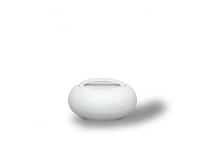 Cukřenka vysoká, český porcelán, Loos, 0,2 l, bílá, Thun 1794