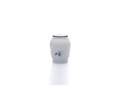 Pepřenka sypací, český porcelán, Bernadotte, modré růžičky, Thun
