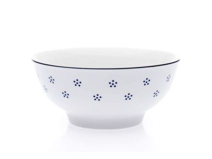 Miska na polévku a müsli, český porcelán, Verona, 16 cm, modrá valbella, G. Benedikt