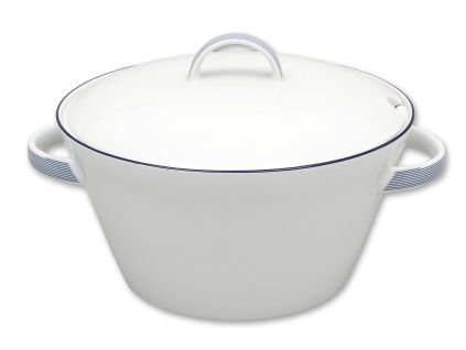 Tom, mísa polévková, 3 l, modrá linka, porcelán Thun