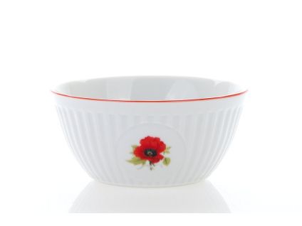 Miska na musli, Mozart, 14 cm, vlčí máky, Český porcelán Dubí