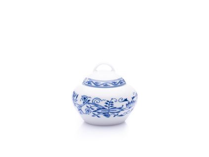 Saphyr, cukřenka, cibulák, 180 ml, český porcelán, Thun 1794