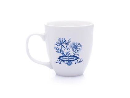Hrnek 0,47 l, český porcelán, cibulák, Thun