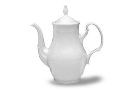 Porcelánová konvice na kávu, Bernadotte, český porcelán, bílá, 1200 ml, Thun 1794