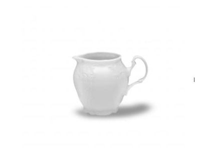 Porcelánová mlékovka, Bernadotte, český porcelán, bílá, 250 ml, Thun 1794