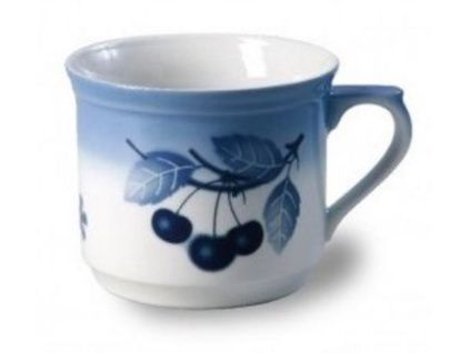 Porcelánový hrnek vařák, 0,63 l, modré třešně, Thun
