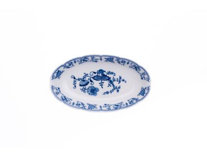 Natálie, mísa oválná, 23 cm, cibulák, porcelán Thun 1794