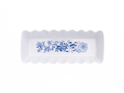 Srnčí hřbet, cibulák, 27 cm, český porcelán, Thun 1794