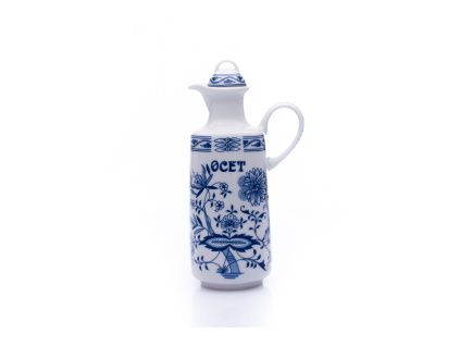 Saphyr, láhev na ocet, cibulák, český porcelán, 500 ml, Thun 1794
