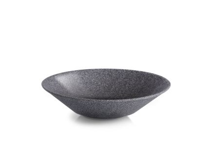 Granit, pasta talíř, tmavý vnitřně glazovaný povrch, 27 cm, G. Benedikt