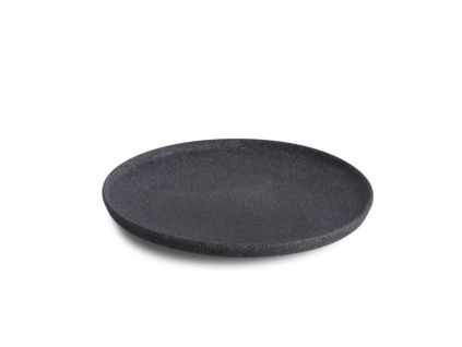 Granit, dezertní talíř, tmavý neglazovaný povrch - raw, 20 cm, G. Benedikt