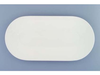 Bohemia White, mísa oválná 36, bílá, Český porcelán Dubí