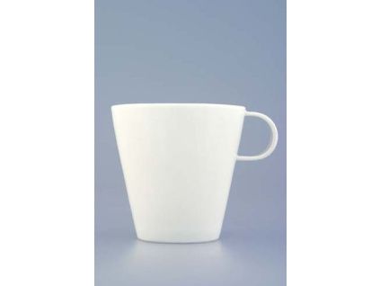 Bohemia White, šálek a podšálek čajový, Český porcelán Dubí