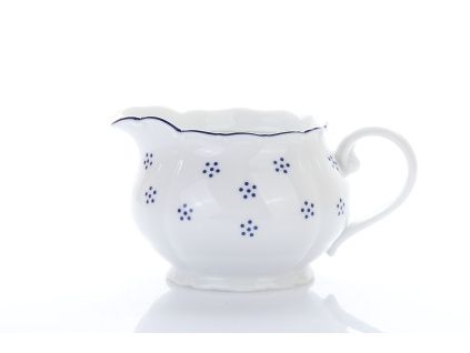 Mlékovka, český porcelán, Verona, 350 ml, modrá valbella, G. Benedikt