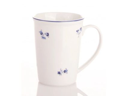 Hrnek Erin, modrá házenka, 0,42 l, Český porcelán Dubí