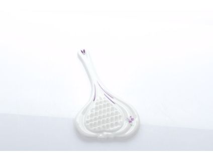 Struhadlo na česnek, 16 cm, fialky, Český porcelán