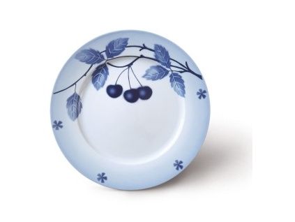 Nina, talíř mělký, 26 cm, blue cherry
